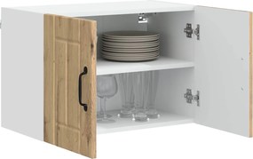 vidaXL Ντουλάπα Τοίχου LUCCA 2 pcs Artisan Δρυς Επεξεργασμένο Ξύλο