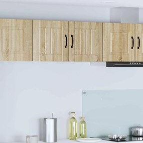 vidaXL Ντουλάπα Τοίχου LUCCA 2 τμχ. Sonoma Δρυς Επεξεργασμένο Ξύλο