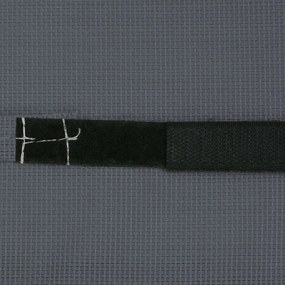 vidaXL Προσκέφαλο Σεζλόνγκ Γκρι 40 x 7,5 x 15 εκ. από Textilene