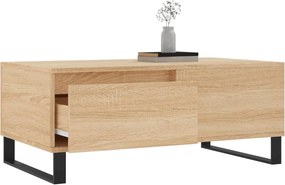 vidaXL Τραπεζάκι Σαλονιού Sonoma Δρυς 90x50x36,5 εκ. Επεξεργασμ. Ξύλο