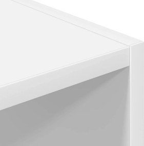 vidaXL Πλαϊνό γραφείο Λευκό 90 x 30 x 90 cm