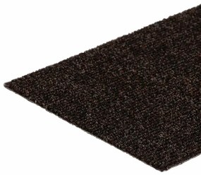 vidaXL Πατάκια Σκαλιών Αυτοκόλλητα 15 τεμ. 76x20 εκ. Σκούρο Καφέ Ορθογώνια