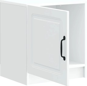 vidaXL Κομοδίνο 2 τεμ. Λευκό 43 x 34,5 x 47 εκ. Επεξεργασμένο Ξύλο