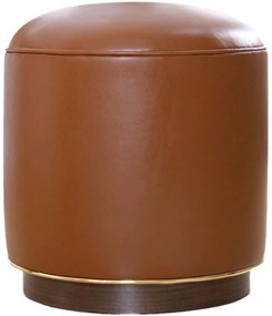 Σκαμπό Milotte 209FLF1263 42x43cm Camel