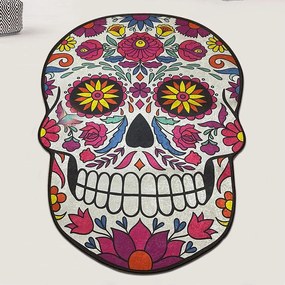 Πατάκι Μπάνιου Skull Djt 359CHL4988 Multi L'essentiel Maison 100 x 180 Πολυέστερ
