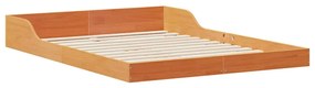 vidaXL Σκελετός Κρεβατιού Καφέ κεριού 140 x 190 cm Μασίφ ξύλο πεύκου