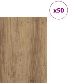 vidaXL Διακοσμητικά Πάνελ 50 τεμ. Artisan Δρυς 15 x 21 x 0,27 εκ.