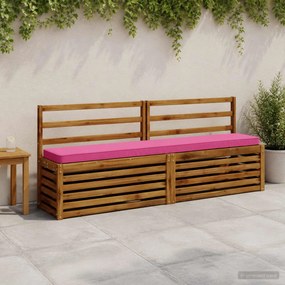 vidaXL Μαξιλάρια Πάγκου 2 Τεμαχίων VUGHT 2 pcs 100% Πολυεστέρας Ροζ