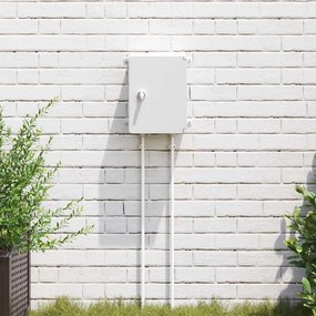 vidaXL Ντουλάπι Ελέγχου Γκρι 28 x 13 x 28 εκ ΑΒΣ Πλαστικό