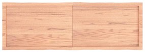 vidaXL Επιφ Τραπεζιού Αν Καφέ 160x50x(2-4)εκ.Ακατέργ. Μασίφ Ξύλο Δρυός