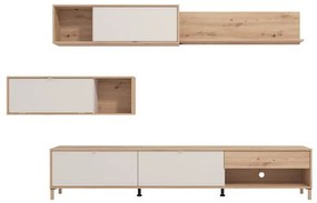 Σύνθετο σαλονιού NORWICH Artisan Oak - Cashmere 234x40x197εκ. 234x40x197 εκ.