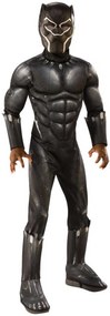 Αποκριάτικη Στολή Black Panther Deluxe 700682 (Small-Rubies-d - 3 έως 4 Ετών Ύψος 98 έως 104cm)