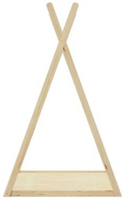 Παιδικό κρεβάτι Lilly τ.Montessori  pakoworld ξύλο πεύκου σε φυσική απόχρωση 90x190εκ