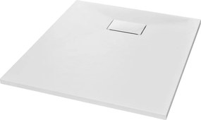 vidaXL Βάση Ντουζιέρας Λευκή 90 x 70 εκ. από SMC
