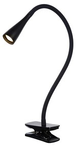 Φωτιστικό Clip-on Lucide 18256-03-30 ZOZY Μαύρο Ματ (Black Mat) 3000 K