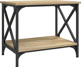 vidaXL Βοηθητικό Τραπέζι Sonoma Δρυς 55x38x45 εκ. Επεξεργασμένο Ξύλο