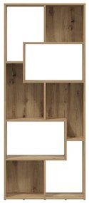 vidaXL Βιβλιοθήκη Αρτισιανή Δρυς 67x24x161 εκ. Επεξ. Ξύλο