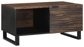 vidaXL Τραπεζάκι σαλονιού 80 x 50 x 40 cm - Μασίφ ξύλο μάνγκο & Κατασκευασμένο ξύλο