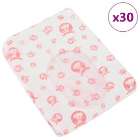 vidaXL Μίας χρήσης πάνα σκύλου θηλυκή 30 pcs Λευκό XL