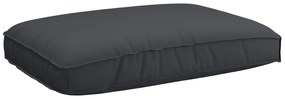 vidaXL Μαξιλάρι παλέτας για κάθισμα Μαύρο 120 x 80 x 12 cm