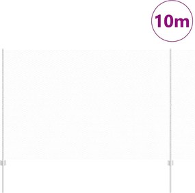 vidaXL Τεντώτο με στήριγμα Ασημί 1,5 x 10 m Ατσάλι
