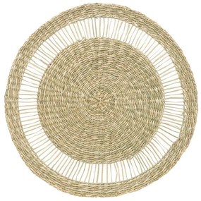 Σουπλά Ψάθινο 07.188806 Φ38cm Natural-White Mat