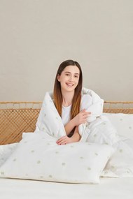 Stewehome Μαξιλάρι από μπαμπού σετ 2 τεμαχίων Λευκό 50x70 cm
