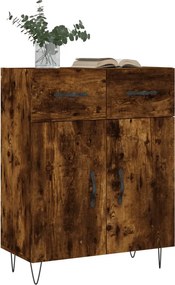 vidaXL Ντουλάπι Καπνιστή Δρυς 69,5 x 34 x 90 εκ. Επεξεργασμένο Ξύλο