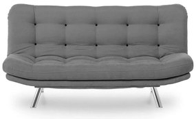 Καναπές - Κρεβάτι Τριθέσιος Misa 859FTN1309 200x105x95cm Grey