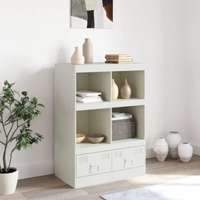 Ραφιέρα Λευκή 67x39x95 εκ. από Ατσάλι - Λευκό