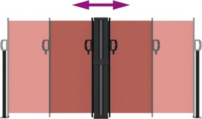 vidaXL Σκίαστρο Πλαϊνό Συρόμενο Τερακότα 120 x 1200 εκ.