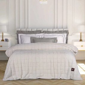 Κουβερτοπάπλωμα 3451 Faux Fur-Flannel Ivory Greenwich Polo Club Υπέρδιπλo 220x240cm Πολυέστερ