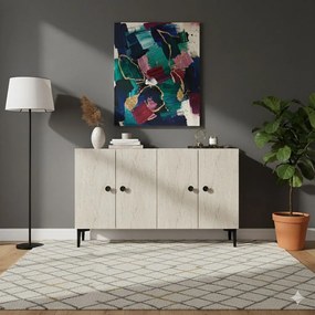 Console Pella 120 - White, Travertine White
Travertine