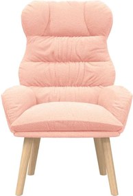 vidaXL Πολυθρόνα Ροζ 69 x 74 x 93 εκ. Υφάσματος Sherpa