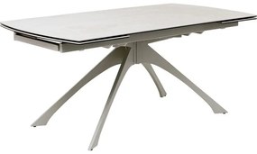 Επεκτεινόμενη Τραπεζαρία Lana Greige 180(40+40)x90cm - Μπεζ