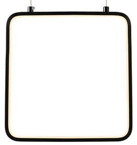 Φωτιστικό Κρεμαστο Aca V30LEDP22BK SYMETRIA Μαύρο Ματ (Black Mat) 3000K
