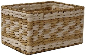 Καλάθι Rush 00.06.67439 20x15x10cm Natural-White Mat