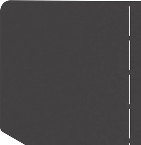 vidaXL Περίγραμμα γκαζόν 100 x 45 cm Ατσάλι Μαύρο