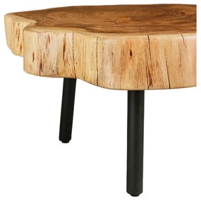 RAW COFFEE TABLE ΦΥΣΙΚΟ 80x80xH40cm - 04-0919