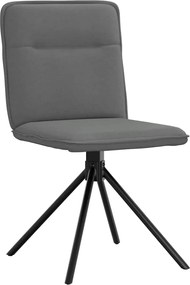 vidaXL Καρέκλες Τραπεζαρίας 6 τεμ Σκ. Γκρι Υφασμάτινες