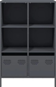 vidaXL Ντουλάπι Ανθρακί 68x39x103,5 εκ. από Χάλυβα