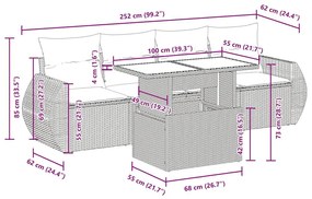 ΣΑΛΟΝΙ ΚΗΠΟΥ 5 ΤΕΜΑΧΙΩΝ ΓΚΡΙ ΑΠΟ ΣΥΝΘΕΤΙΚΟ ΡΑΤΑΝ ΜΕ ΜΑΞΙΛΑΡΙΑ 3326561