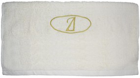 Πετσέτα μονόγραμμα Προσώπου 50x100 Δ Εκρού Viopros