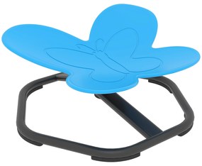 AIYAPLAY Αισθητηριακή Περιστρεφόμενη Καρέκλα για Παιδιά, Σχήμα Πεταλούδας, Προάγει την Ισορροπία και τον Συντονισμό, Πλαστικό, Μέταλλο, Μπλε