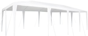 vidaXL Λευκή Σκηνή Πάρτι 8x4 μ PE