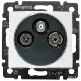 Πρίζα TV-RD-SAT διέλευσης Valena LEGRAND-774437-Λευκό 774437