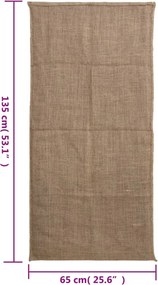 vidaXL Σακιά Γιούτας 5 Τεμ. 65 x 135 εκ. από Γιούτα 220 gsm