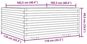 ΖΑΡΝΤΙΝΙΕΡΑ ΚΗΠΟΥ 110X110X49,5 ΕΚ. ΑΠΟ ΜΑΣΙΦ ΞΥΛΟ ΨΕΥΔΟΤΣΟΥΓΚΑΣ 3282547