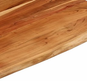 vidaXL Επιφάνεια Γραφείου Ορθογώνια 90x80x2,5 εκ. Μασίφ Ξύλο Ακακίας