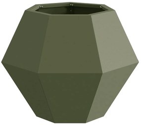 vidaXL Γλάστρα Ελιά Πράσινη 50 x 50 x 40 cm Ατσάλι